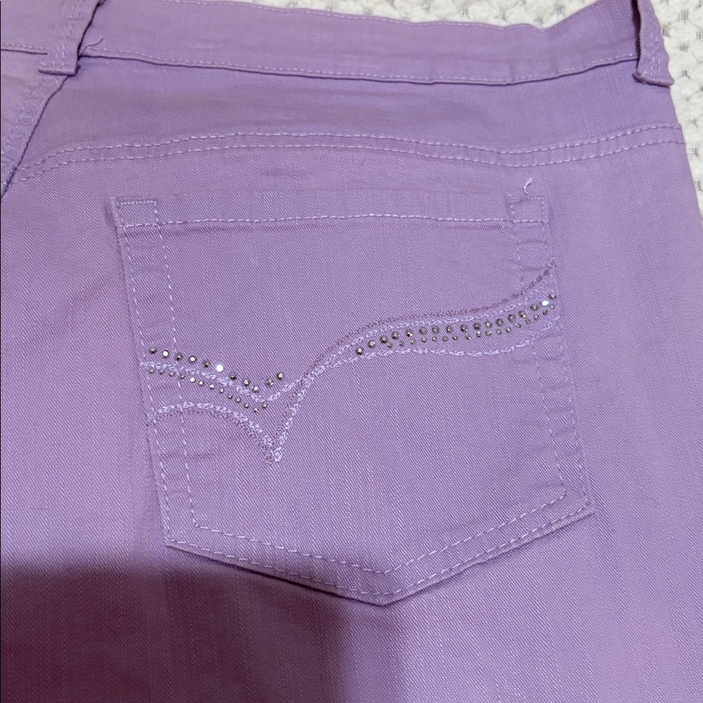 Gloria Vanderbilt Lavender Amanda Pants - Picture 5 of 10